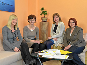 Katja Hansen, Petra Schultz, Birgit Kumpmann, Janine Beier (v.l.n.r.)- Ibas Krefeld